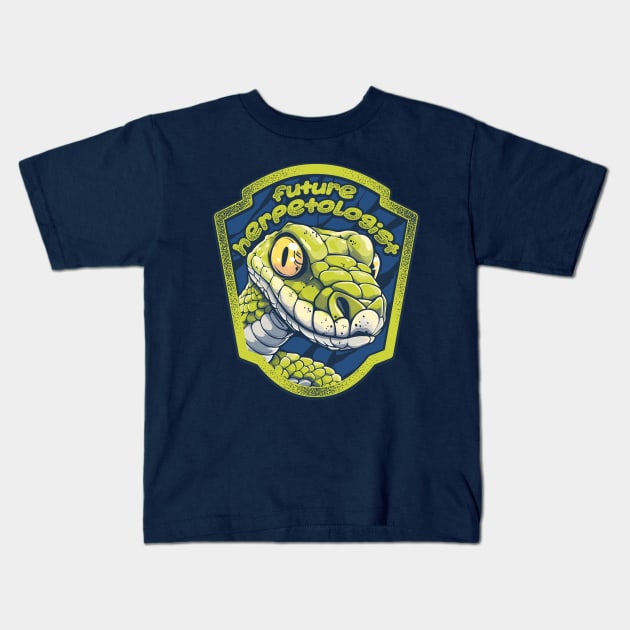 Future Herpetologist Kids T-Shirt by TreehouseDesigns